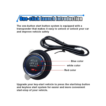 Boton Encendido Electronico Para Todo Tipo De Vehiculos - Boton