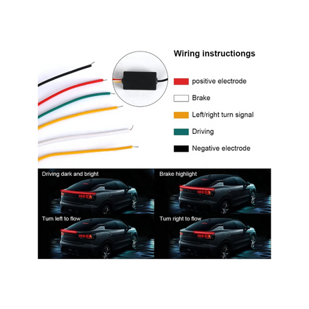 Aleron Cola de Pato Luz Led - Aleron