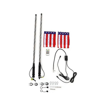 Antenas led rgb impermeable - Antenas led