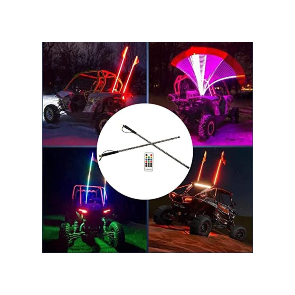 Antenas led rgb impermeable - Antenas led