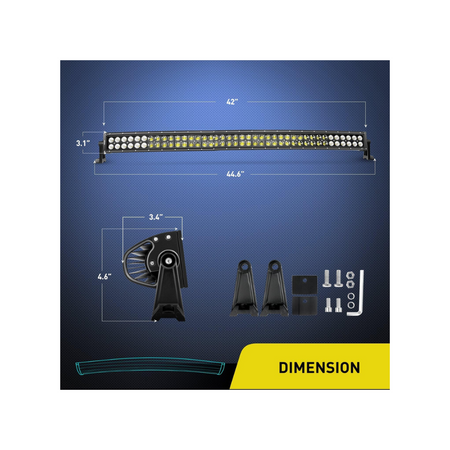 Barra Led 42’’ Luz Blanca - Barras led