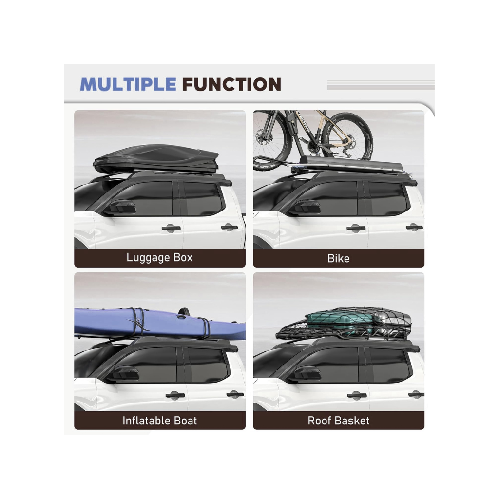 Barras Transversales Tacoma 2025 (rack) - Barras laterales