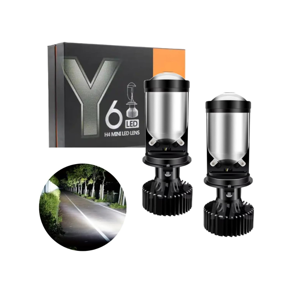 Focos Led Y6 Lupa H4 100W