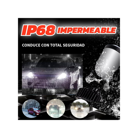 Focos Led Y6 Lupa H4 100W - Focos led