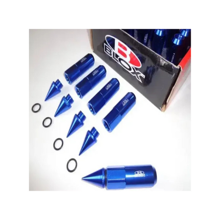 Kit De Tuercas Espiga 12x1.5 Azul Metalizado - TUERCAS