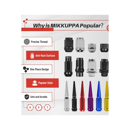 Kit De Tuercas Espiga 12x1.5 Azul Metalizado - TUERCAS