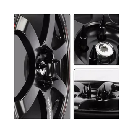 Kit De Tuercas Espiga 12x1.5 Negro Metalizado - TUERCAS