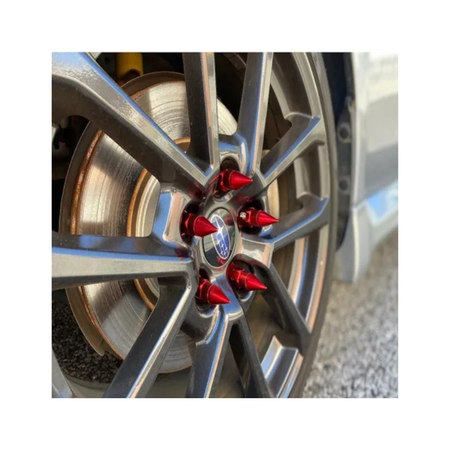 Kit De Tuercas Espiga 12x1.5 Rojo Metalico - TUERCAS