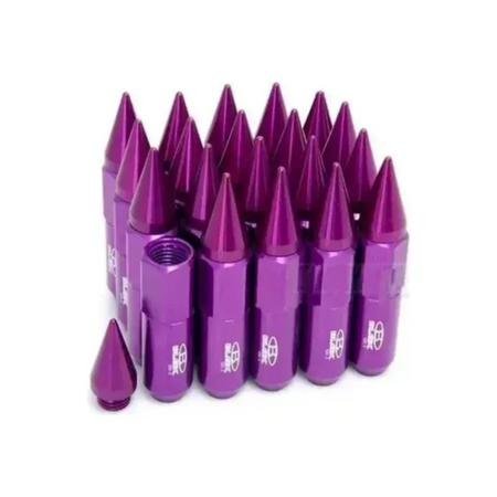 Kit De Tuercas Espiga 12x1.5 Violeta Metalizado - TUERCAS