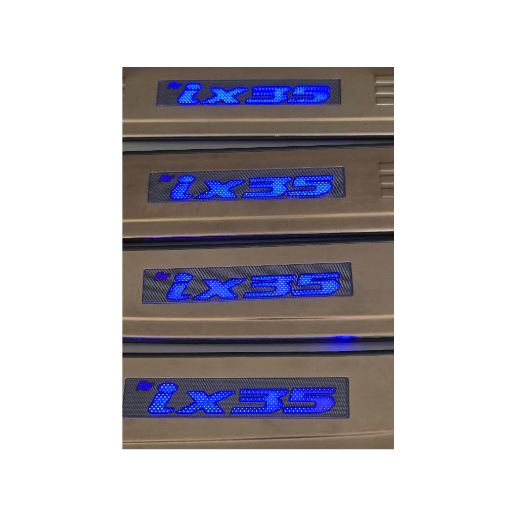 Moldura iluminada aluminio Hyundai ix35 - Acrilonitrilo butadieno estireno (ABS) - Moldura led