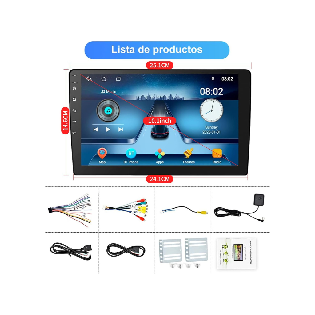 Pantalla Android 10’’ - Autoestereos