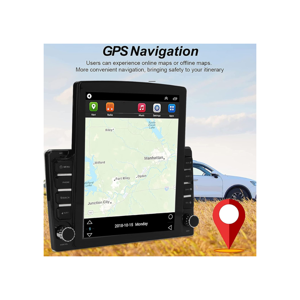 Pantalla Android 9’’ Vertical - Autoestereos