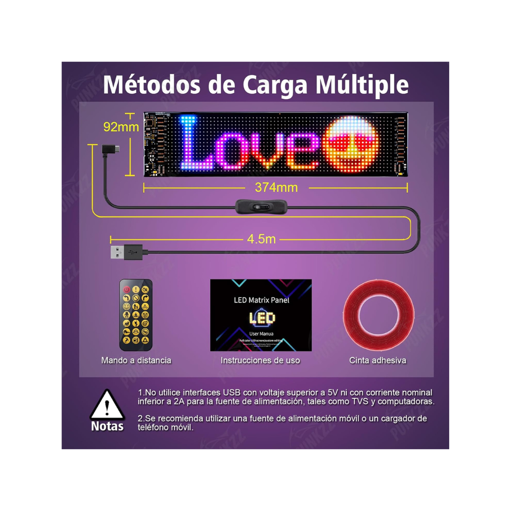 Pantalla Led Ojos 37cm - Pantalla led ojos