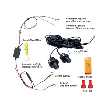 Proyector de puerta luz led logo Alas de Angel - Proyector led