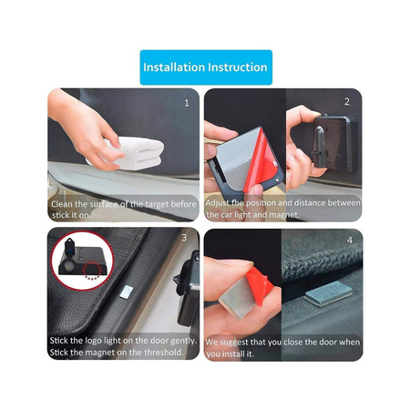 Proyector de puerta luz led logo Hyundai - Proyector led