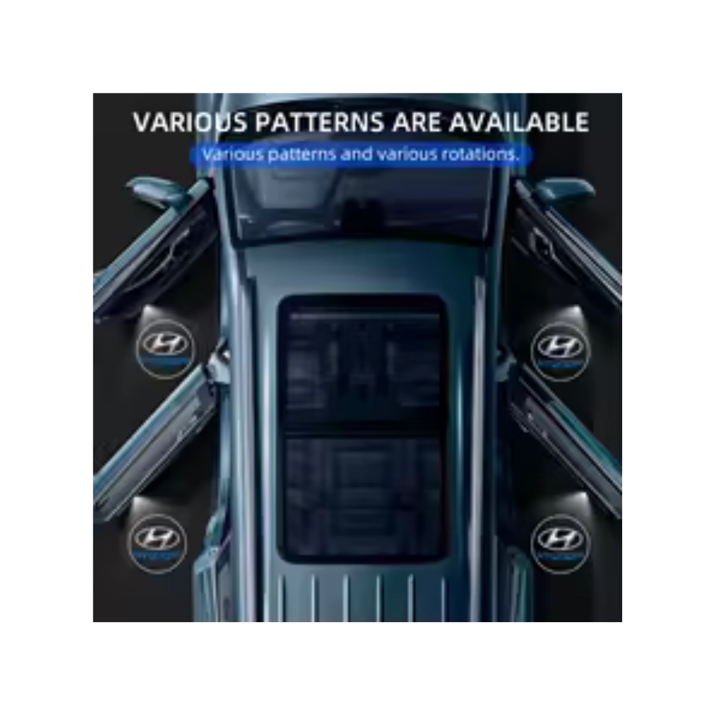 Proyector de puerta luz led logo Hyundai - Proyector led