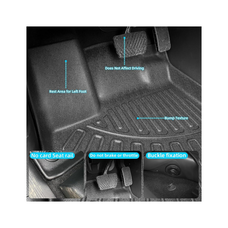 Tapetes Termoformados Para Honda Pilot 2025 - Tapete 3D