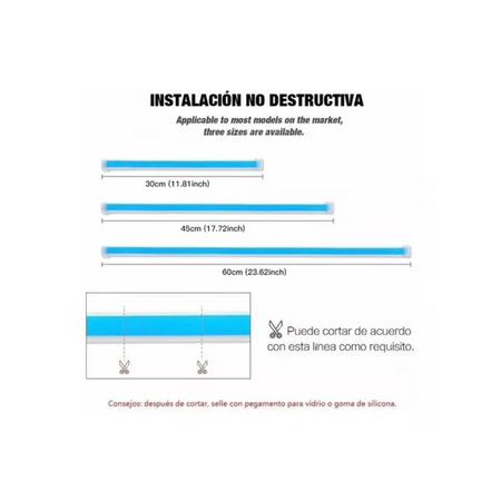 Tira Led Para Cofre 1.20 cm Luz Multicolor BT - Led cofre